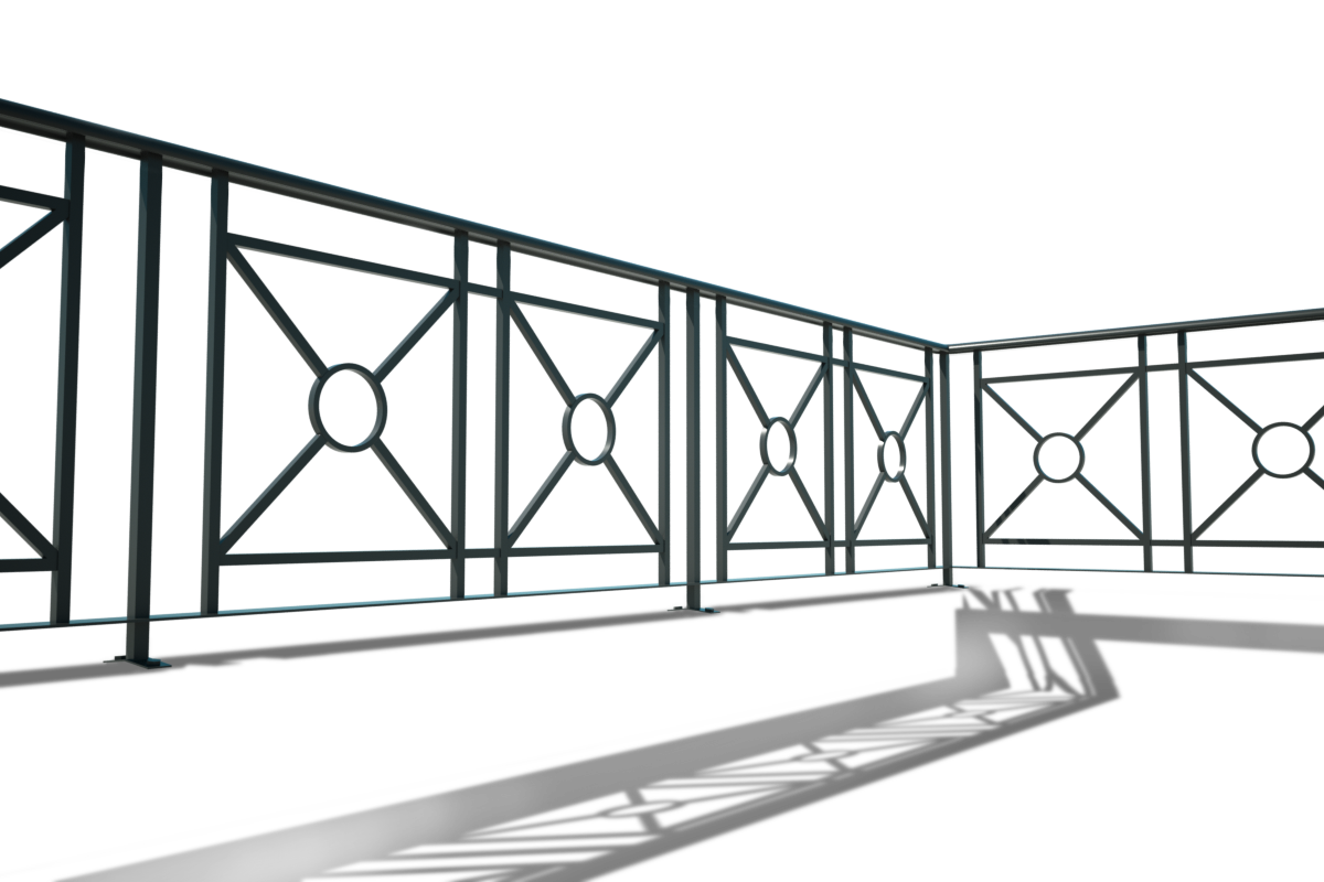 Modern Rooftop Railing Design