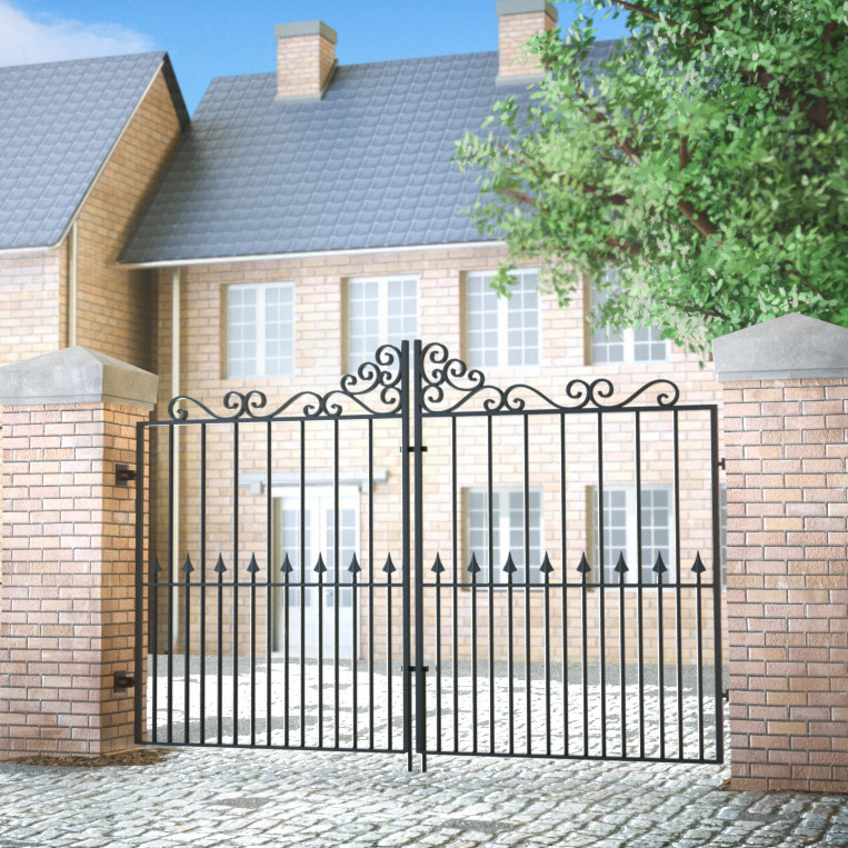 Wrought iron gates